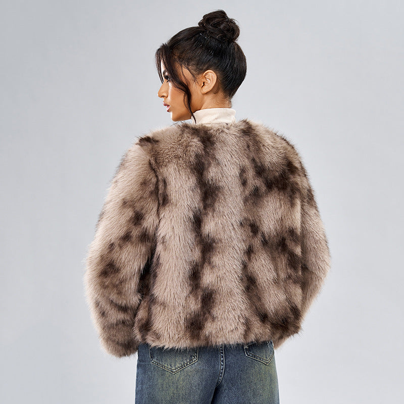 Psalm Street Faux Fur Coat