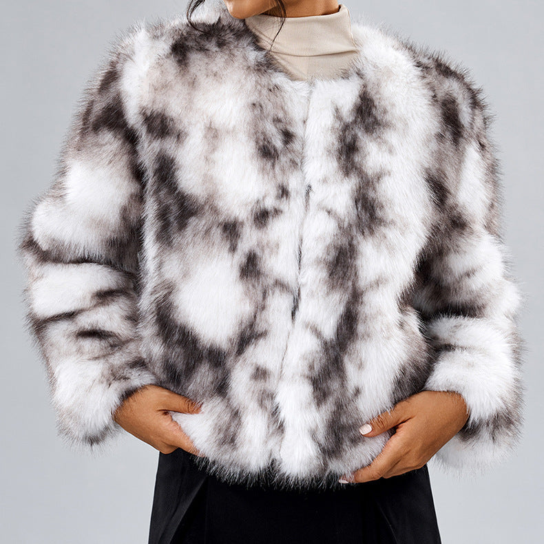Psalm Street Faux Fur Coat