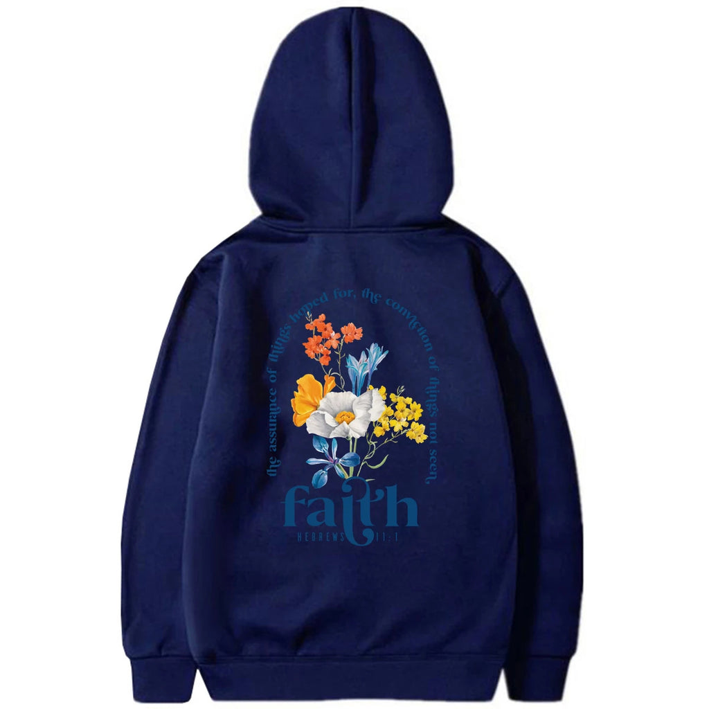 Walk in Light Minimalist Christian Hoodie