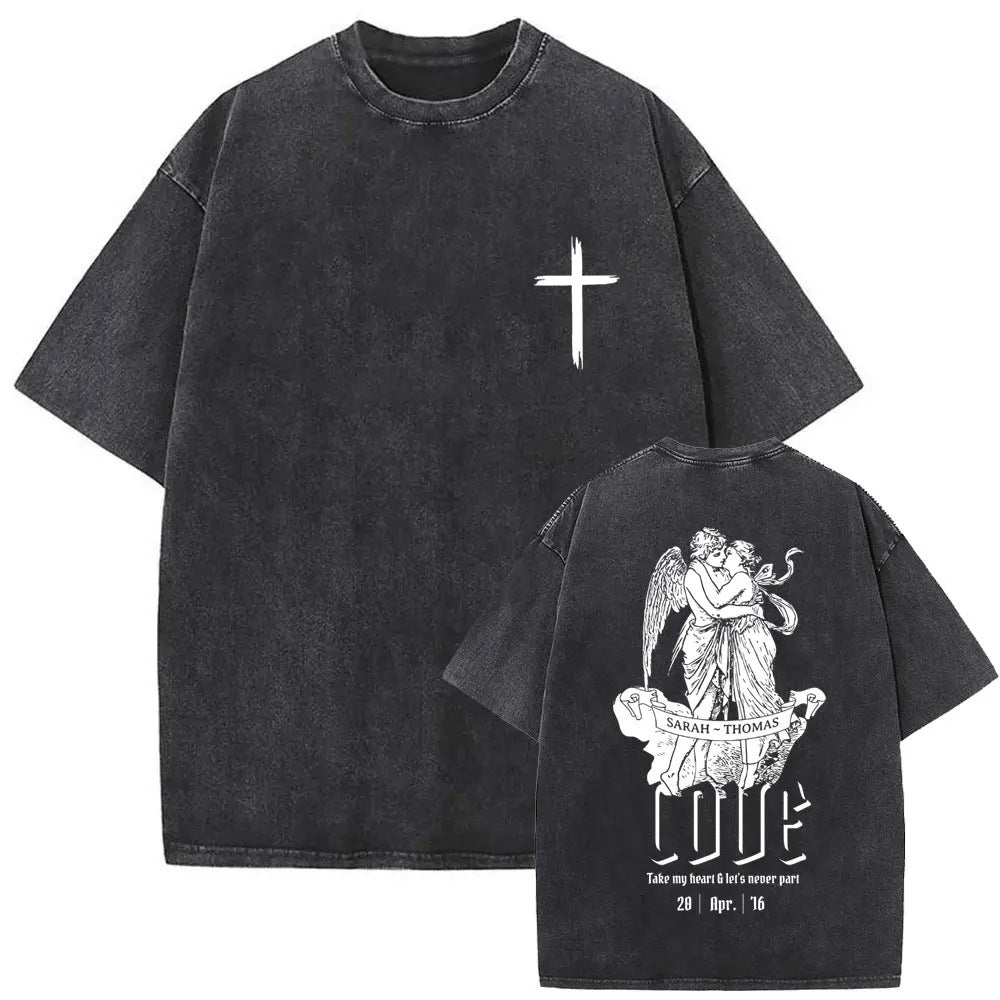 Jesus is King Vintage Washed Oversized T-shirt | Men's Edition