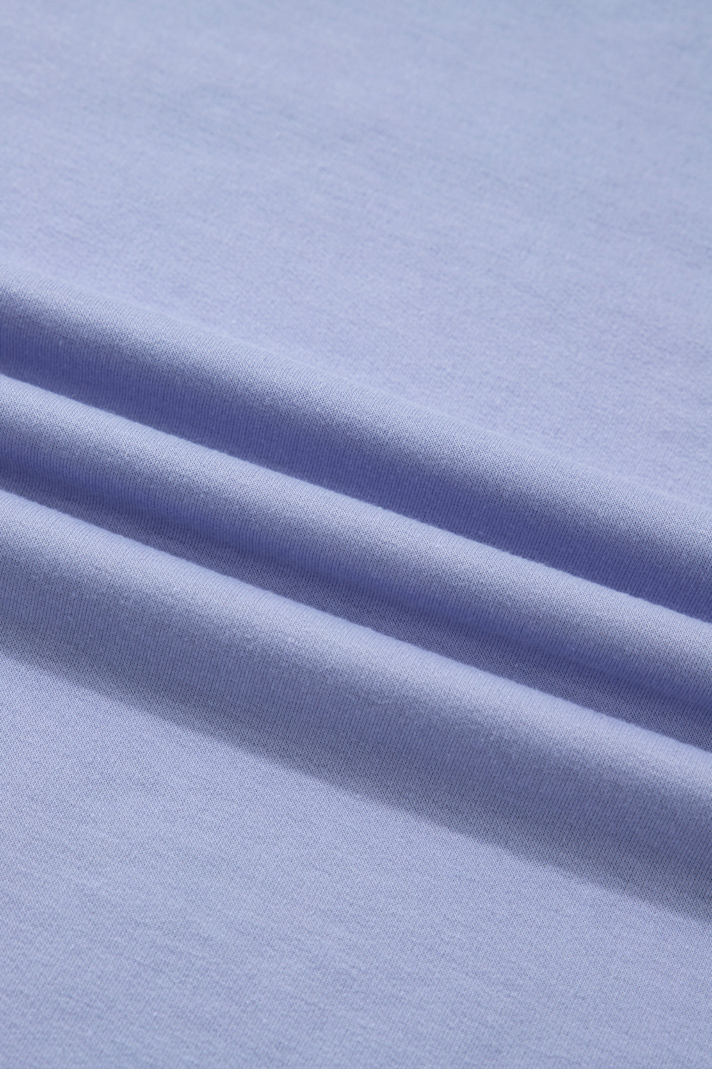 Beau Blue Flounce Long Sleeve Top Drawstring Pants Contrast Velvet Bow Knot 2pcs Lounge Set