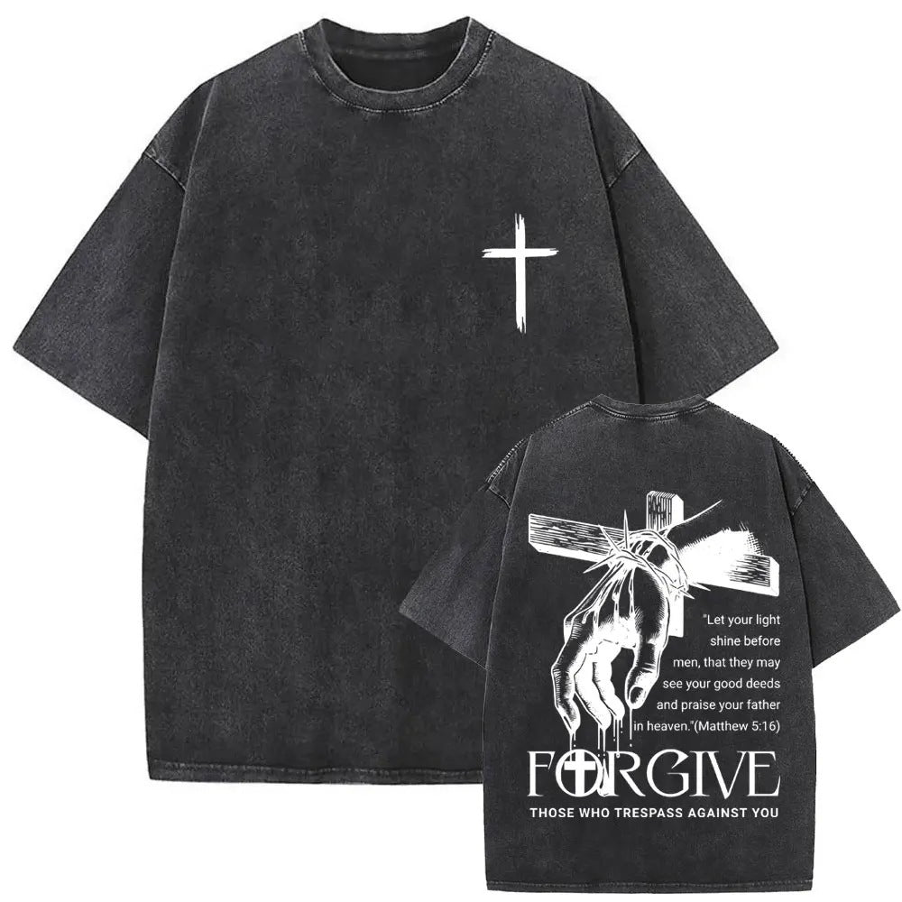 Jesus is King Vintage Washed Oversized T-shirt | Men's Edition