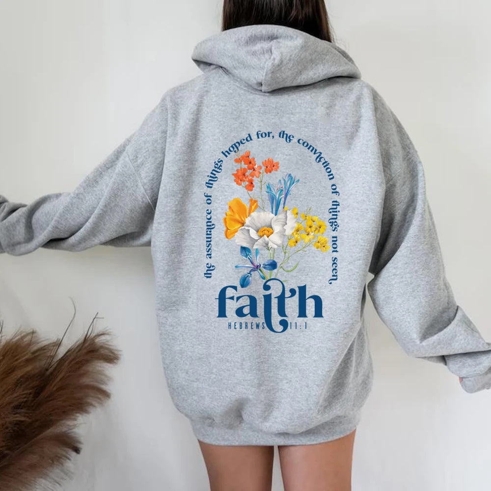 Walk in Light Minimalist Christian Hoodie