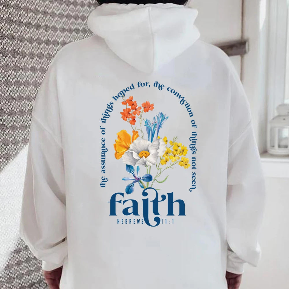 Walk in Light Minimalist Christian Hoodie